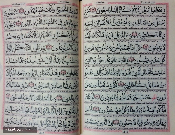 قرآن کریم (بخط نیریزی - کیفی) متن